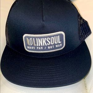 LinkSoul Trucker Golf Hat Black Men’s